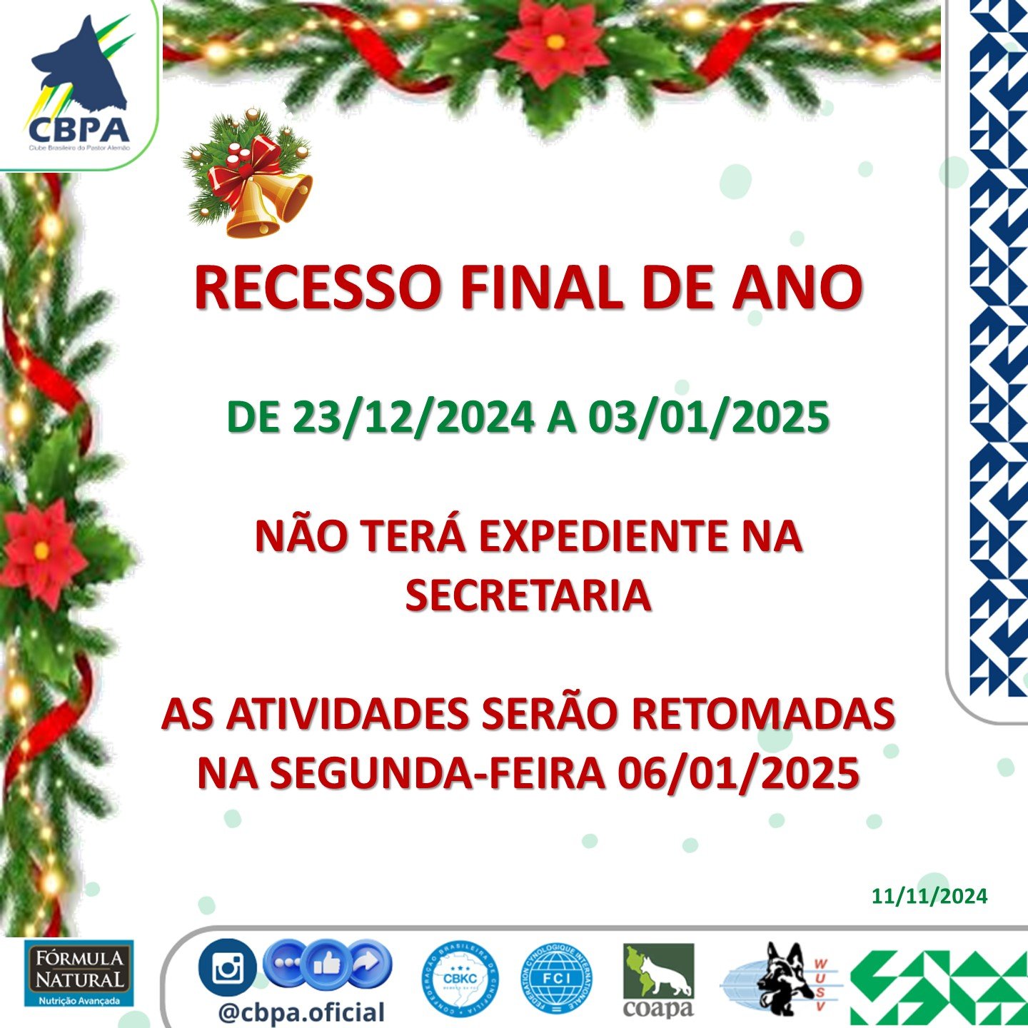 Recesso Final de Ano