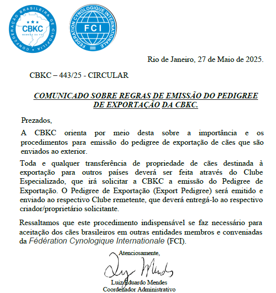 exportação