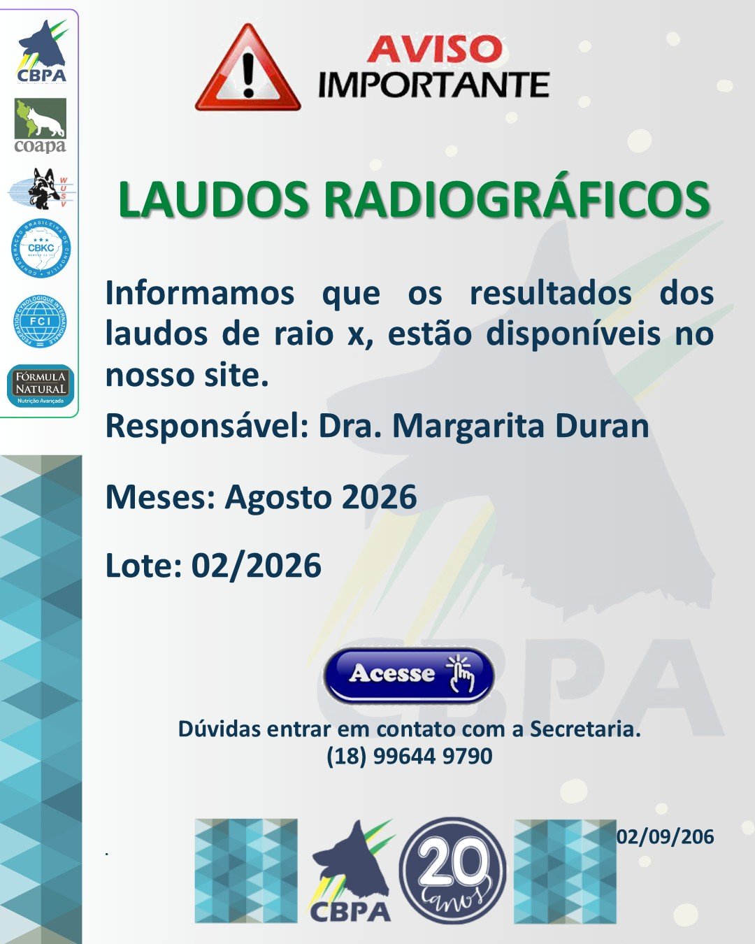 AGOSTO 2026 DRª MARGARITA DURAN - LOTE 02