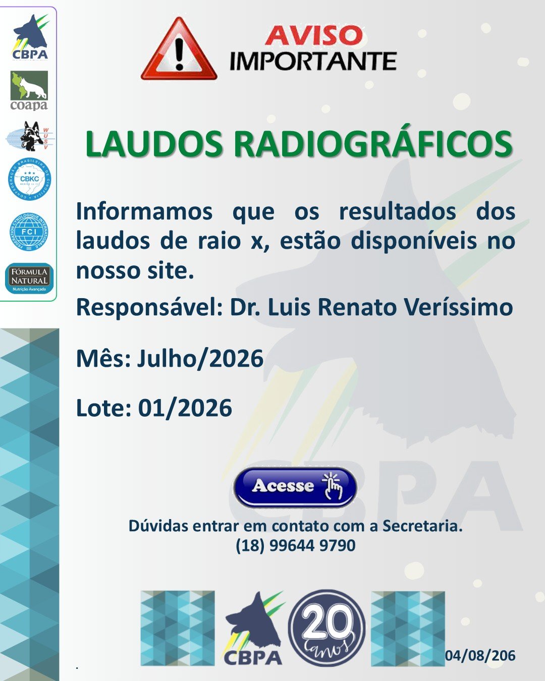 Laudo julho 2026 - Dr. Veríssimo