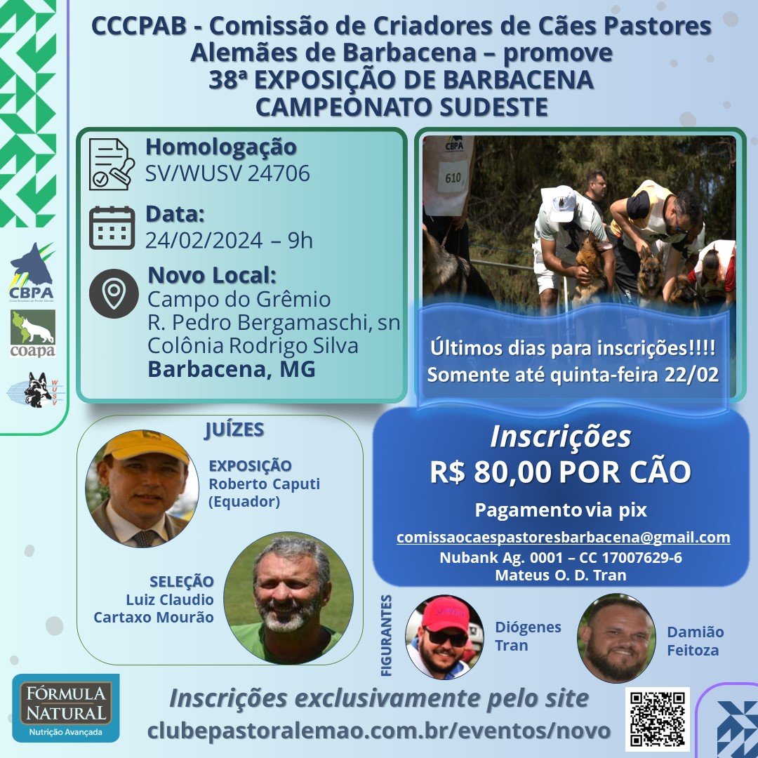 38ª Exposição de Barbacena - Campeonato Sudeste 2024