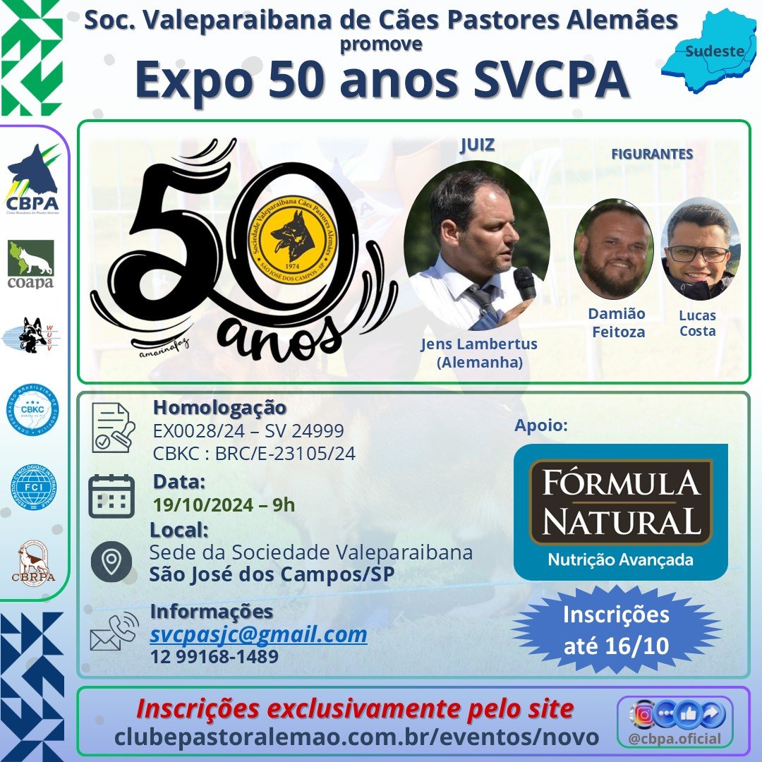 Expo 50 anos da Sociedade Valeparaibana