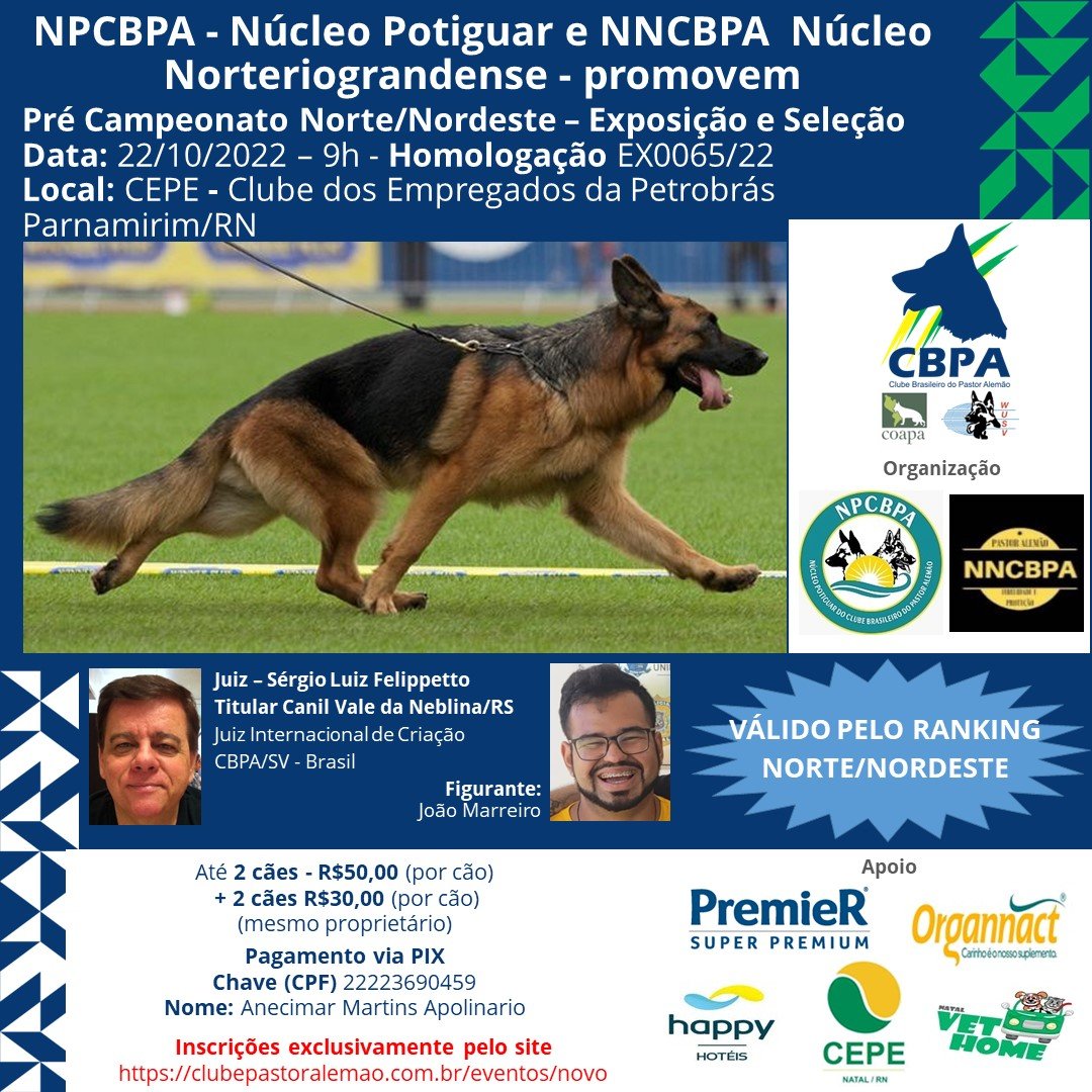 Pré Campeonato Norte/Nordeste – Exposição e Seleção