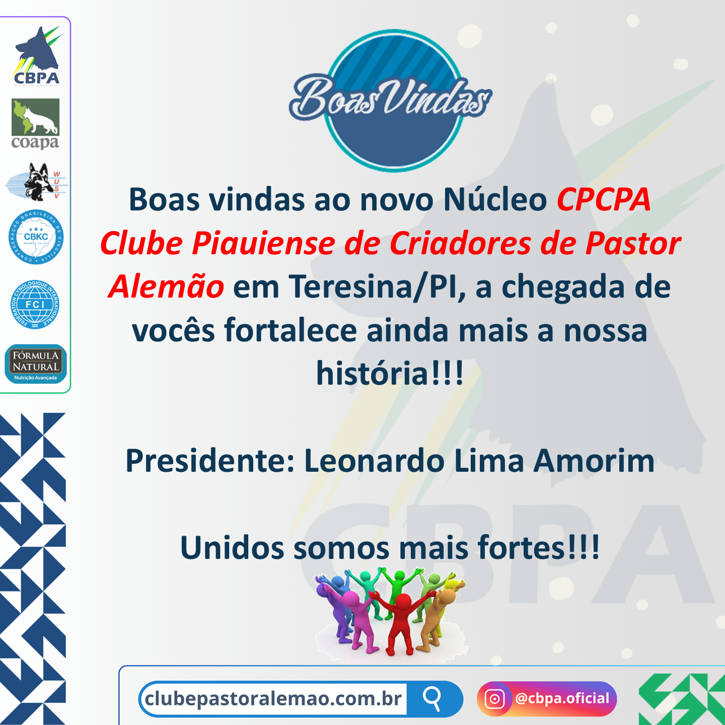 Boas Vindas!!!