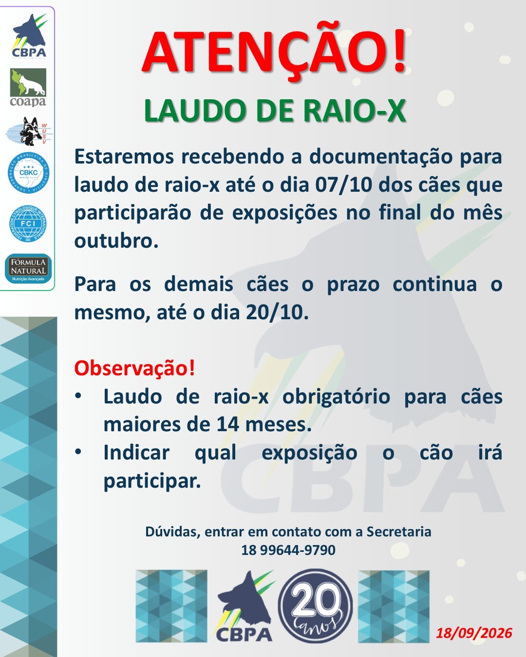 Laudos Exposição Final de Outubro